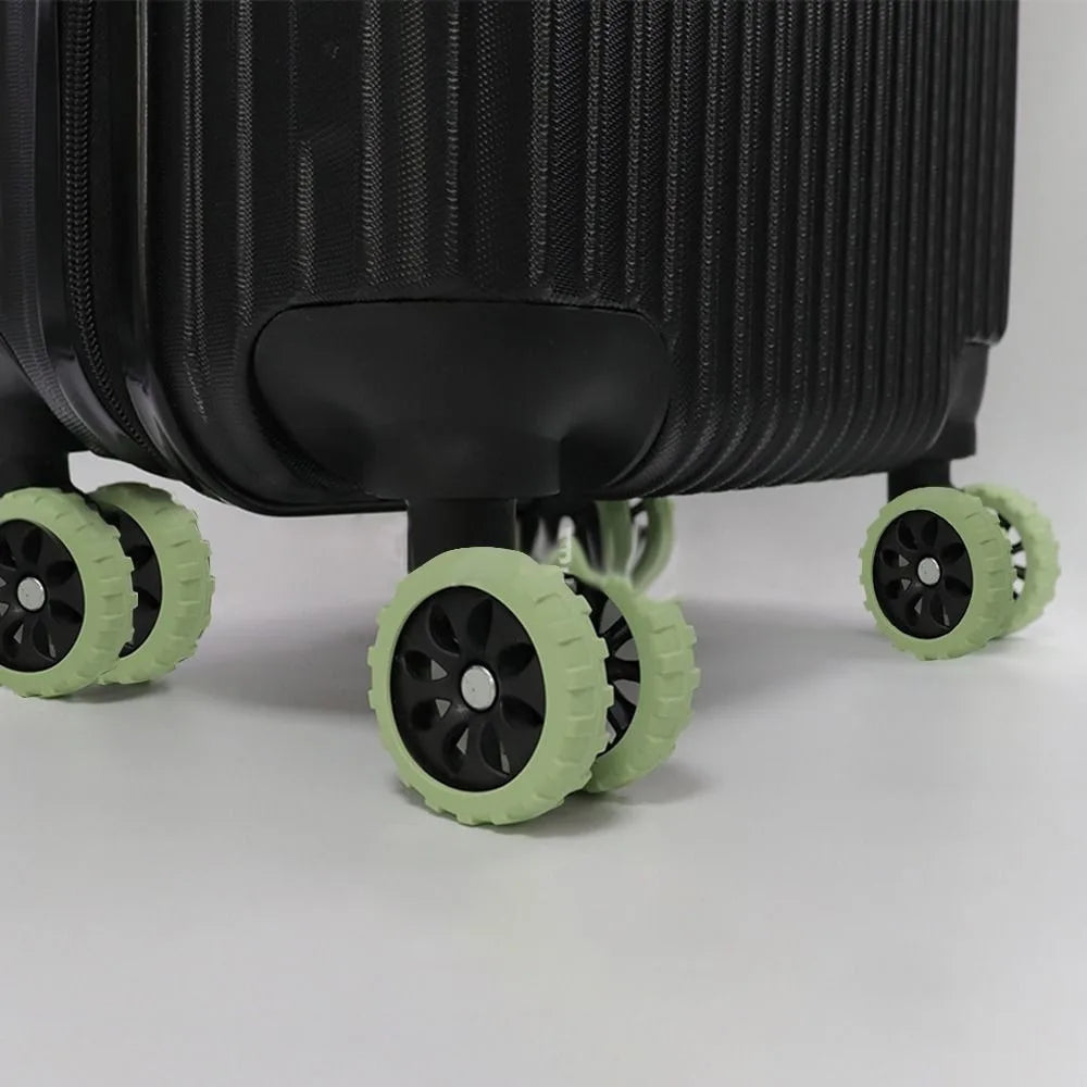 Lot de 8 Protections pour Roues de Valise – Silicone Antibruit & Résistant