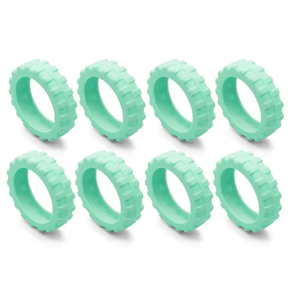 Lot de 8 Protections pour Roues de Valise – Silicone Antibruit & Résistant