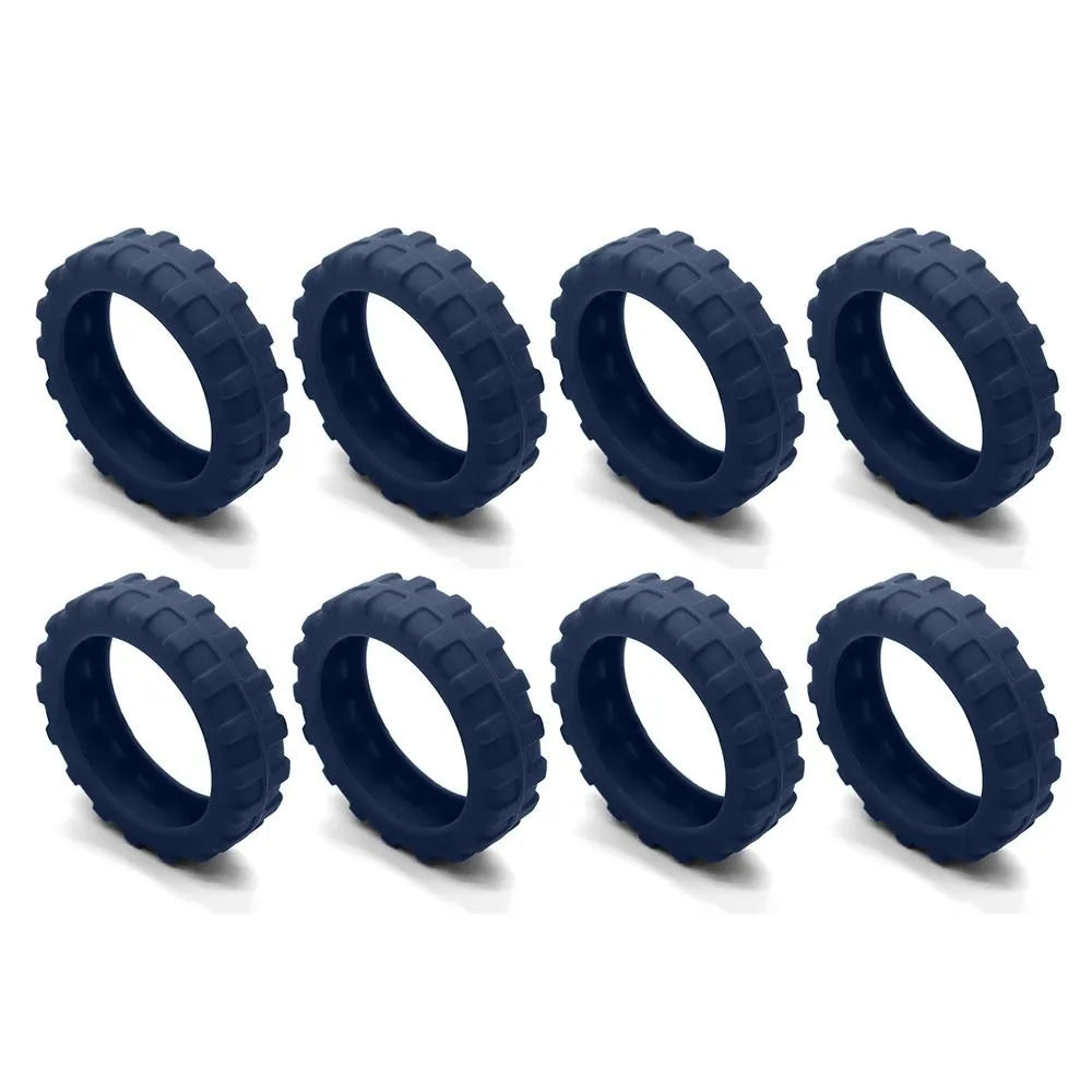 Lot de 8 Protections pour Roues de Valise – Silicone Antibruit & Résistant