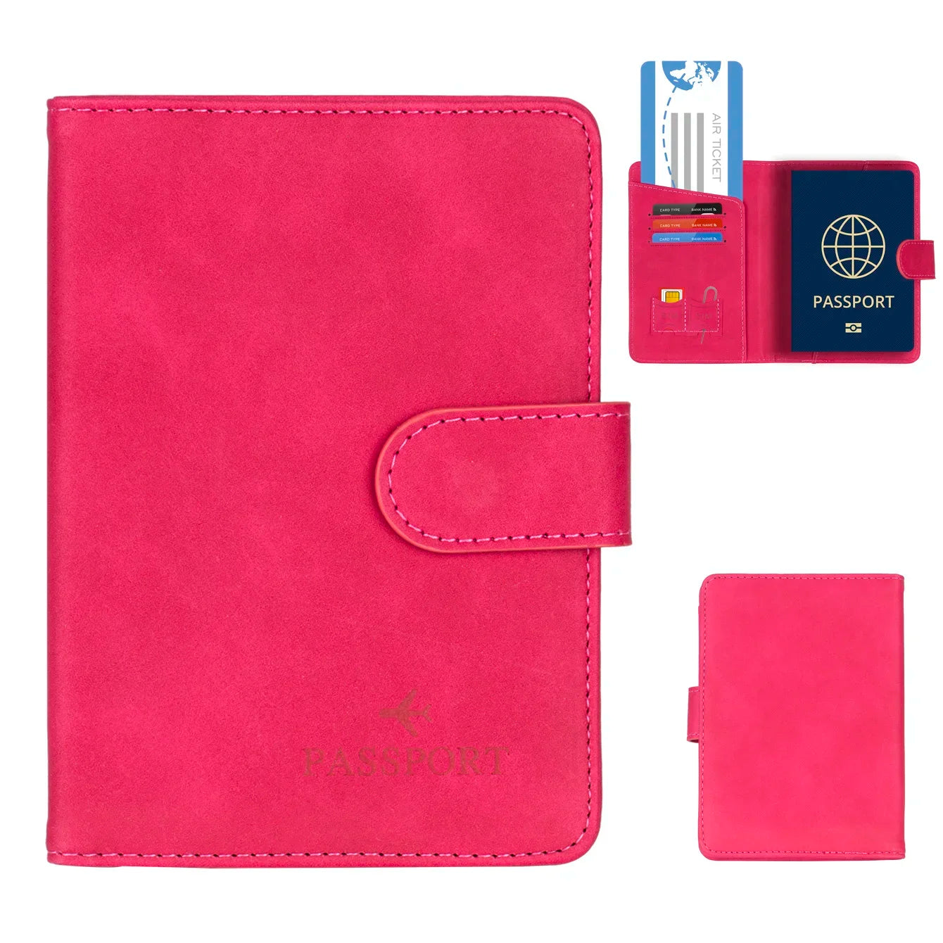 Porte-Passeport RFID Premium – Antivol & Organiseur de Voyage