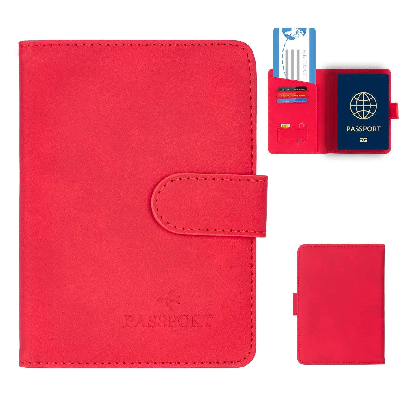 Porte-Passeport RFID Premium – Antivol & Organiseur de Voyage