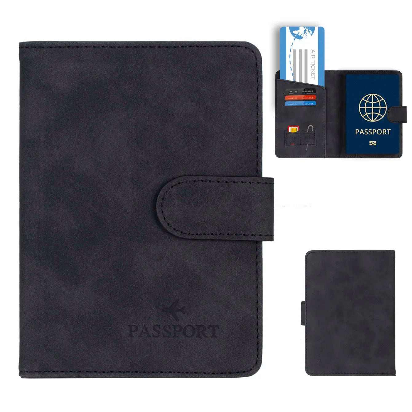 Porte-Passeport RFID Premium – Antivol & Organiseur de Voyage
