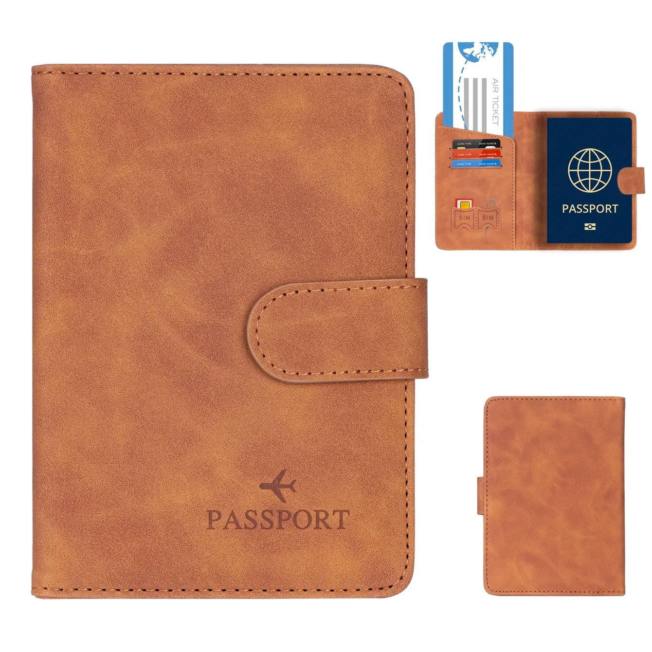 Porte-Passeport RFID Premium – Antivol & Organiseur de Voyage