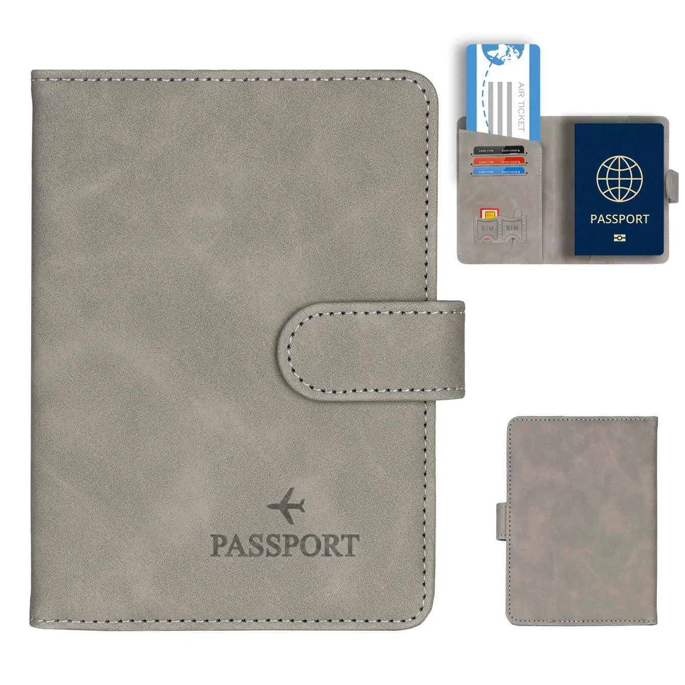 Porte-Passeport RFID Premium – Antivol & Organiseur de Voyage