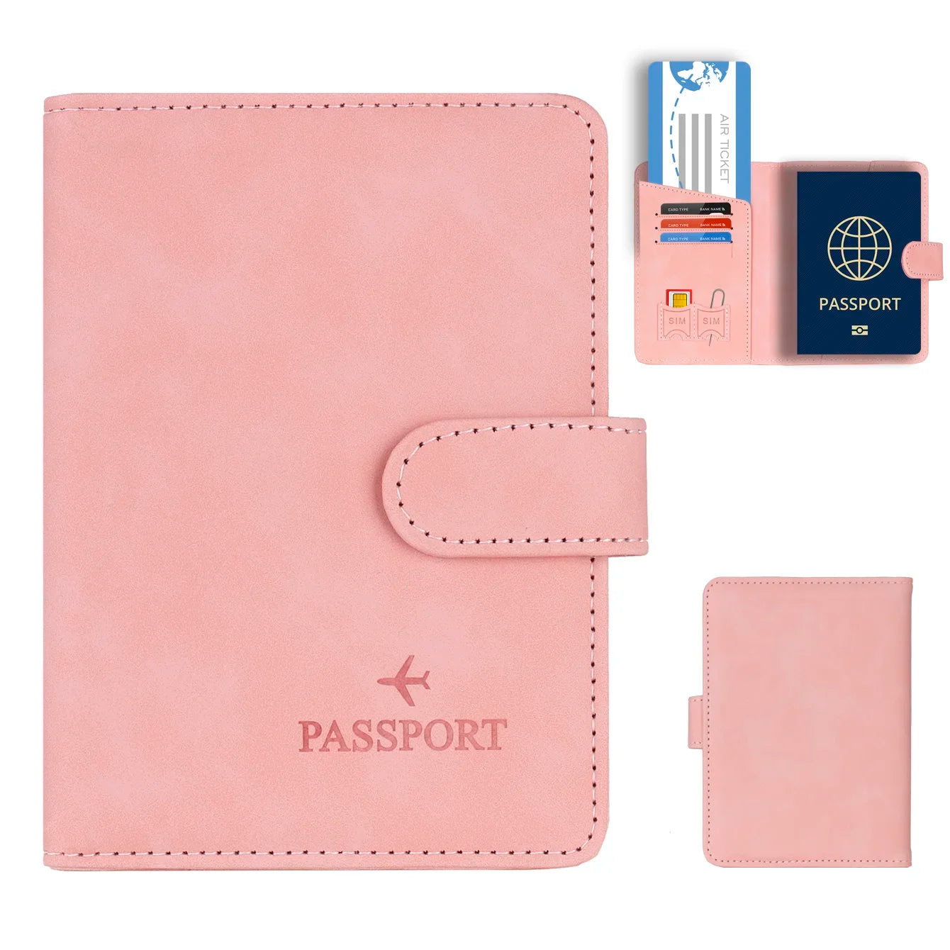 Porte-Passeport RFID Premium – Antivol & Organiseur de Voyage