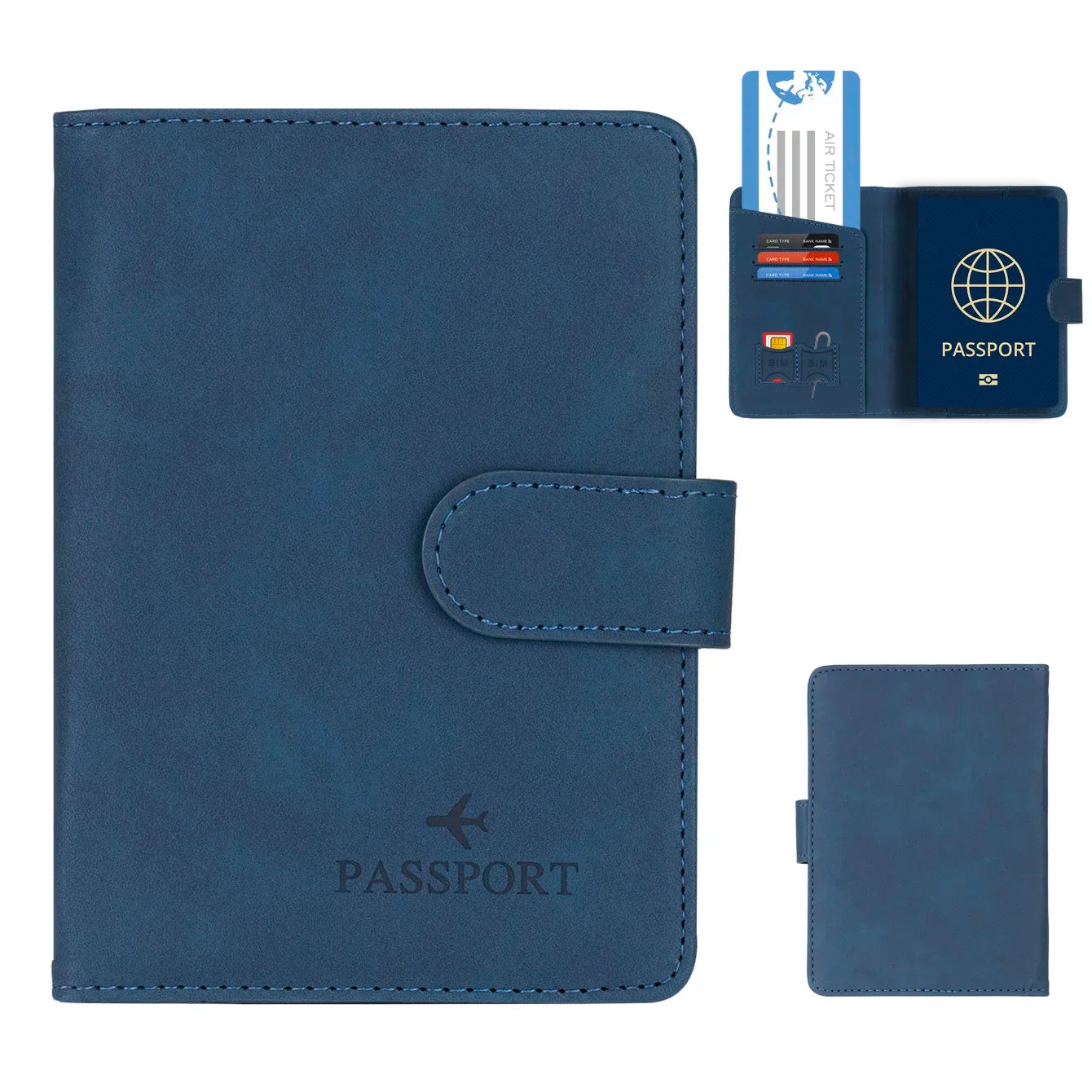 Porte-Passeport RFID Premium – Antivol & Organiseur de Voyage