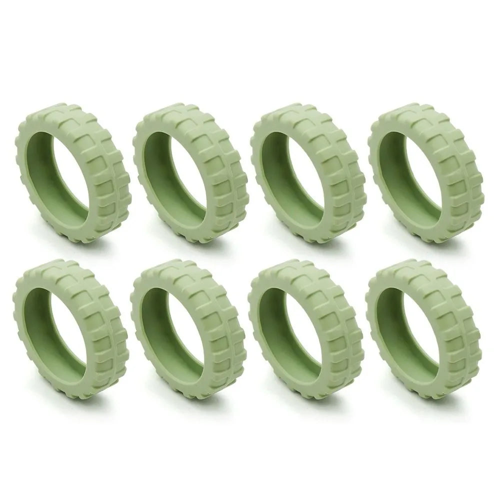 Lot de 8 Protections pour Roues de Valise – Silicone Antibruit & Résistant
