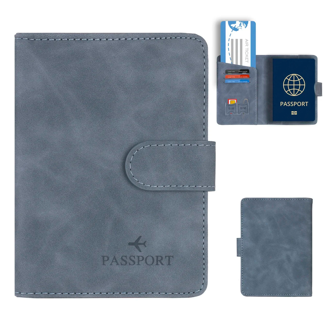 Porte-Passeport RFID Premium – Antivol & Organiseur de Voyage
