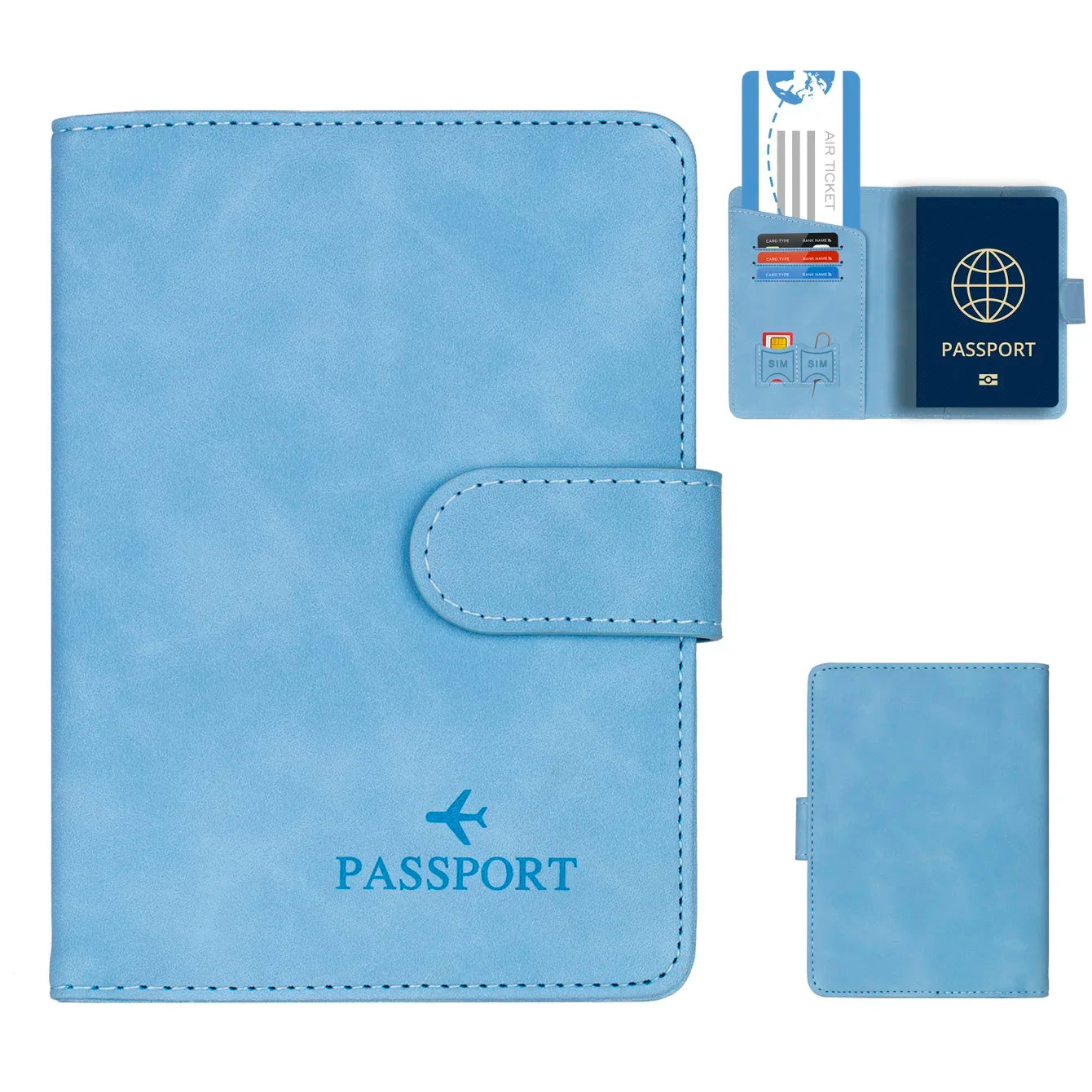 Porte-Passeport RFID Premium – Antivol & Organiseur de Voyage