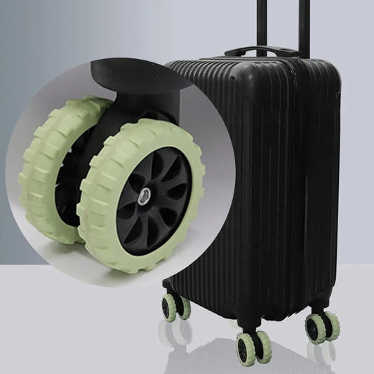Lot de 8 Protections pour Roues de Valise – Silicone Antibruit & Résistant
