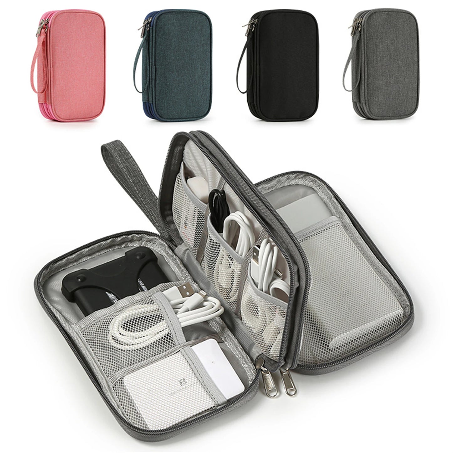 Organisateur de Câbles – Compact, Étanche & Résistant pour Voyage