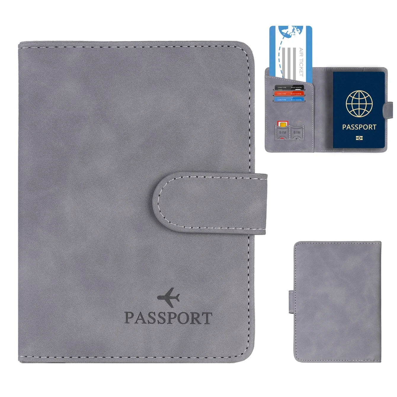 Porte-Passeport RFID Premium – Antivol & Organiseur de Voyage